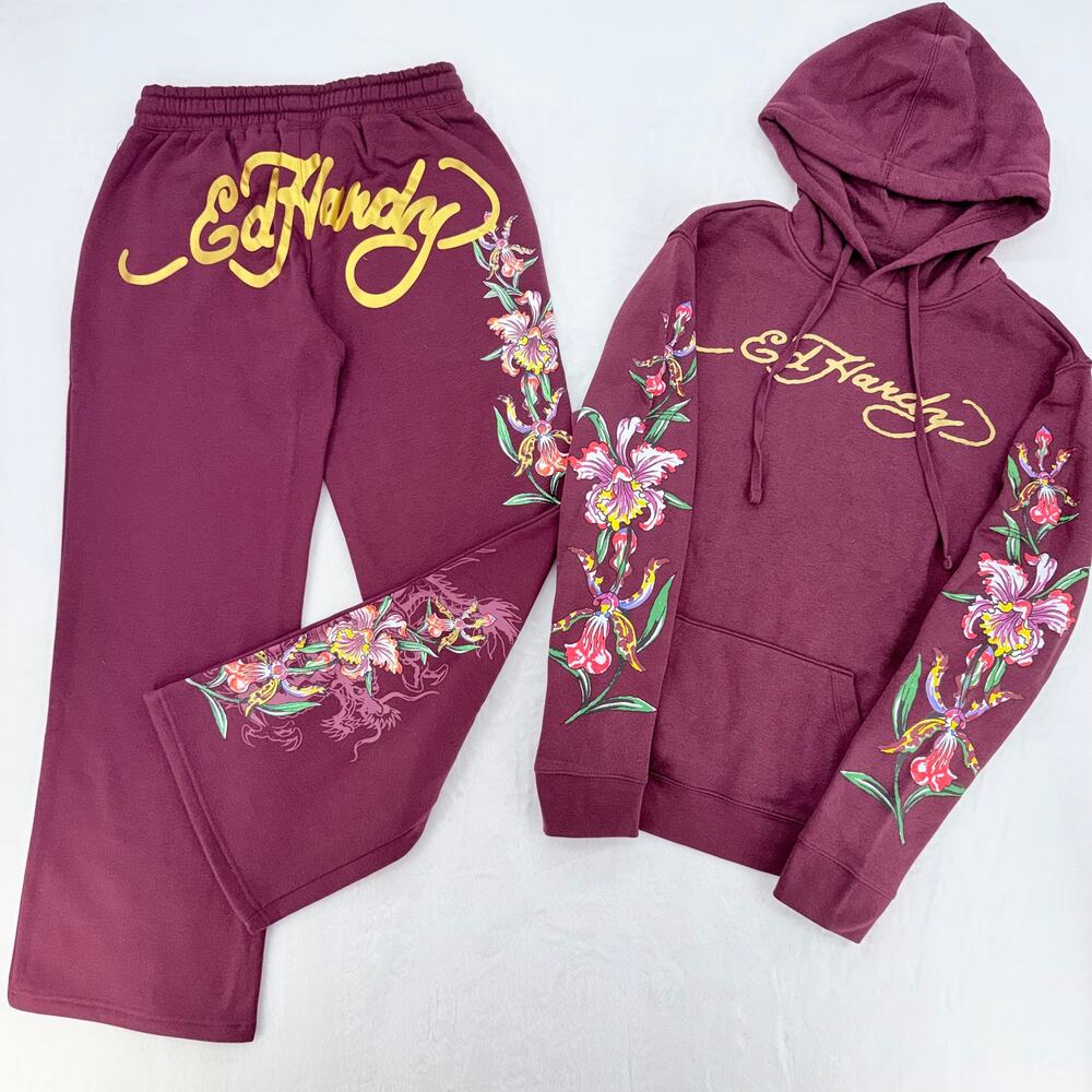 Ed Hardy Tracksuit (Size S)